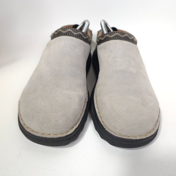 OP Ocean Pacific Bray Taupe Suede Leather Clogs Slip-On Mules Men's 8 Get It On - Picture 10 of 10
